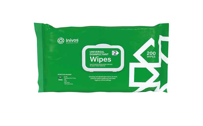 Inivos pack of wipes